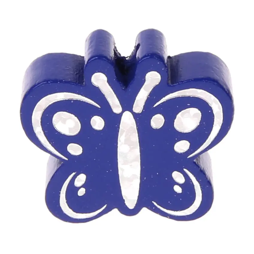 Motif bead butterfly glitter dark blue 787 in stock 