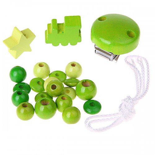 Craft kit pacifier chain green III