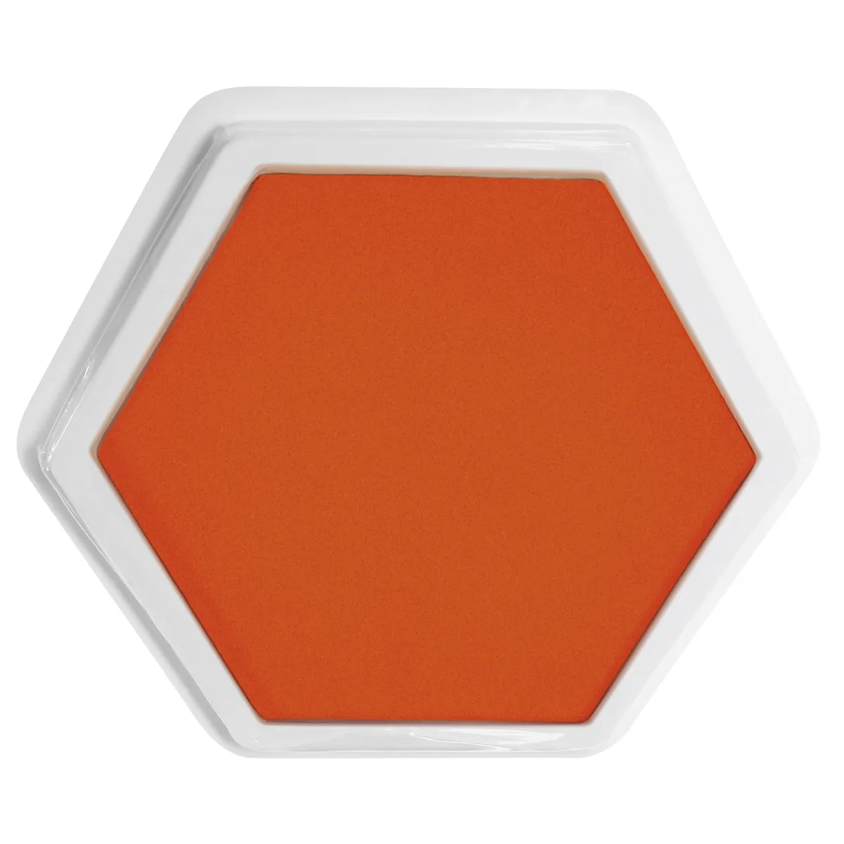 orange, Sechseck, Stempel, Tintenpad, Pad, orange, hexagon, stempel, form, oberfläche