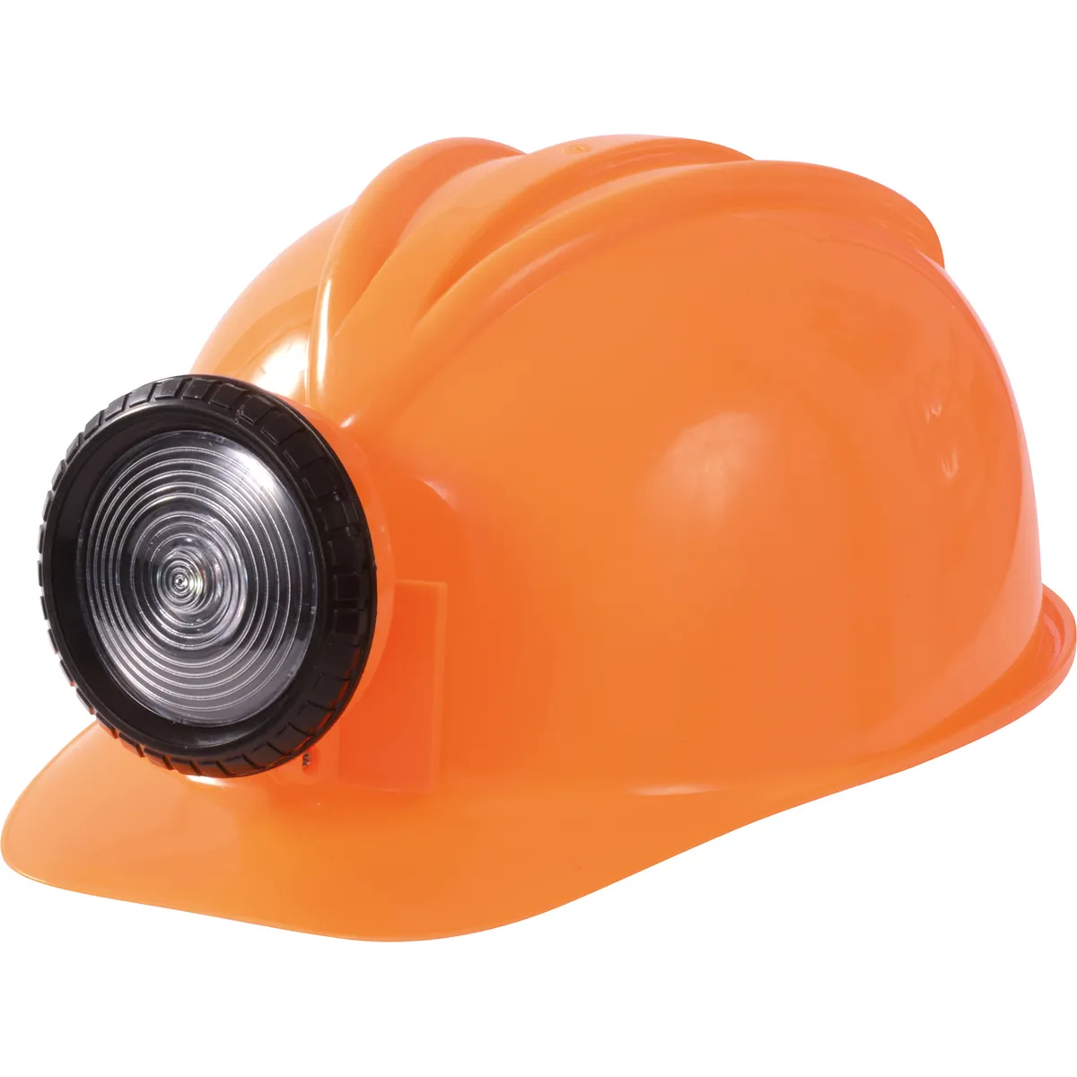 Arbeitshelm, Kopfschutz, Sicherheitshelm, Lichtkopflicht, Gehäuse orange, Schutzhelm, Kopflampe, orange, Arbeitshelm, Headlamp