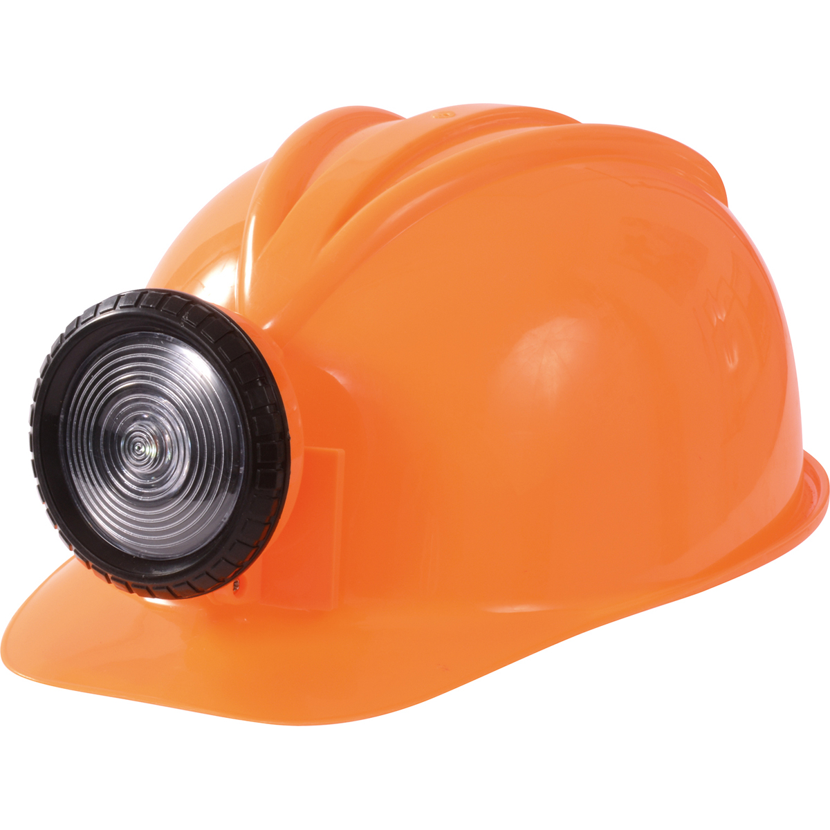 Arbeitshelm, Kopfschutz, Sicherheitshelm, Lichtkopflicht, Gehäuse orange