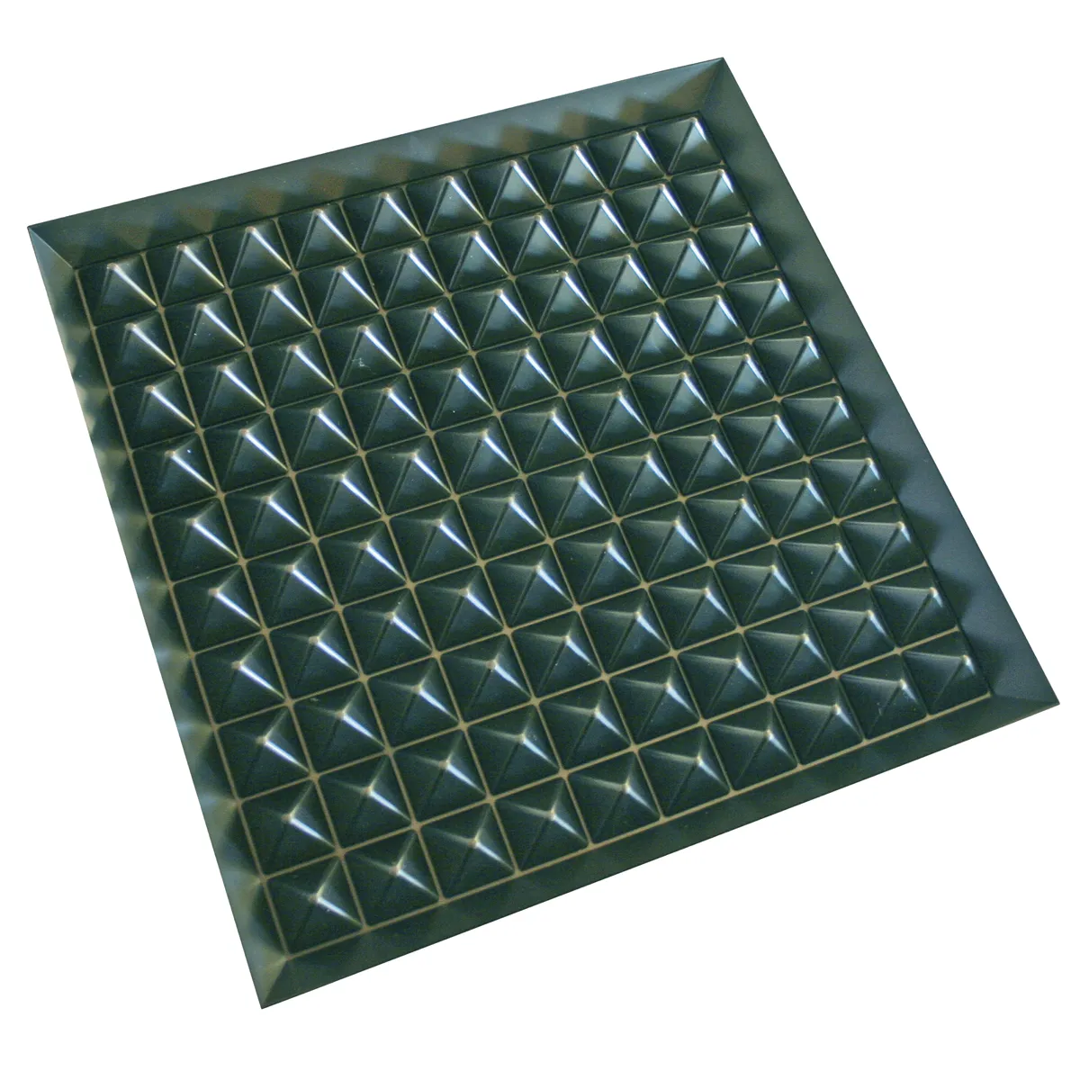 Tafel, Schokoladenform, Pralinenform, Dessertform, Grünes Muster, Falteteller, Schokoform, Pralineform, Praxismatte, Metallisch-grün
