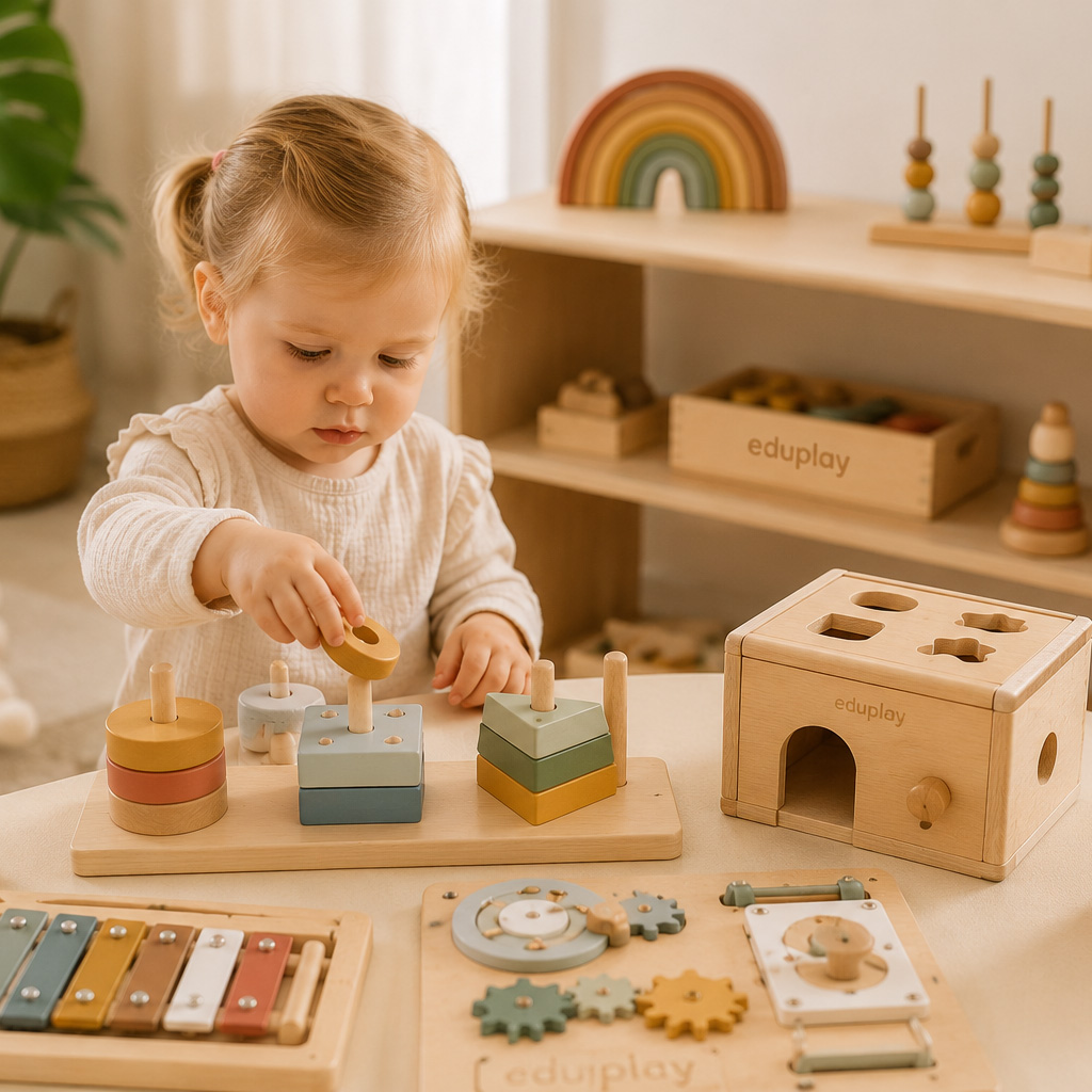 Kinderpuzzle, Holzspielzeug, Lernspielzeug, Sortierwürfel, Holzbaukasten
