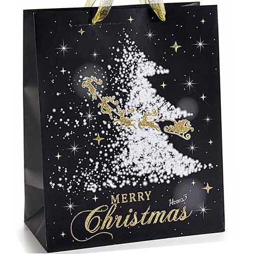 Weihnachtstüte Glitzer - groß Weihnachtsbaum 5 auf Lager