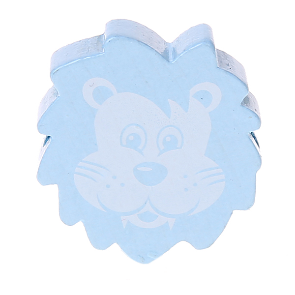 Motivperle Löwe babyblau 74 auf Lager