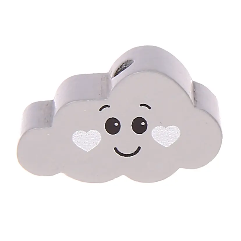 Motif bead cloud face light gray 2 in stock 