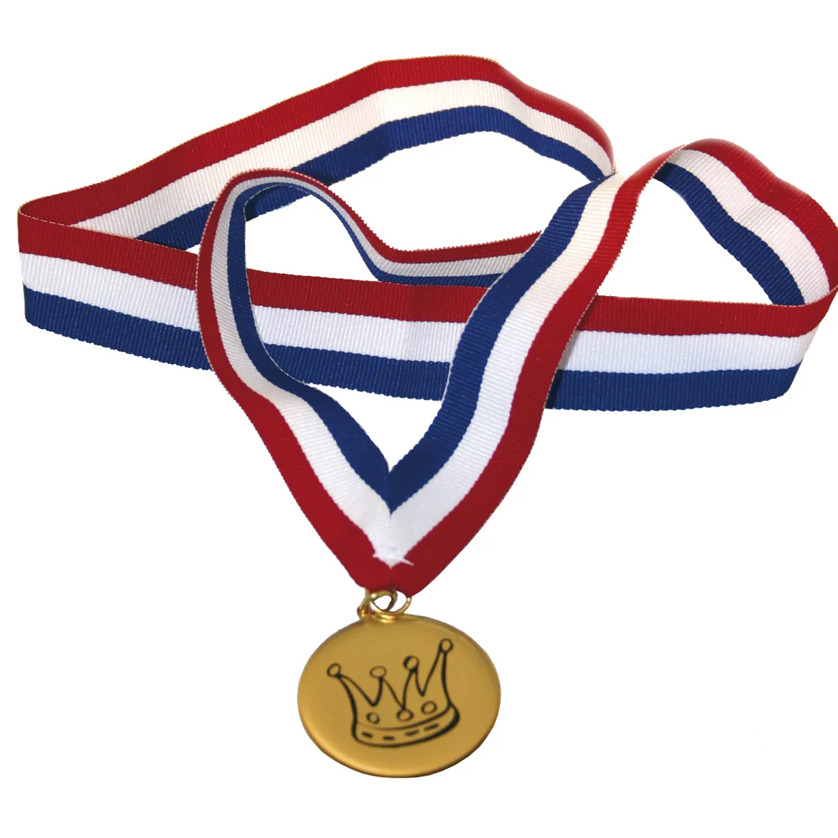 Medaille, Band, Goldmedaille, Krone Symbol, Band, Medaille, Goldmedaille, Krone, Band, Auszeichnung