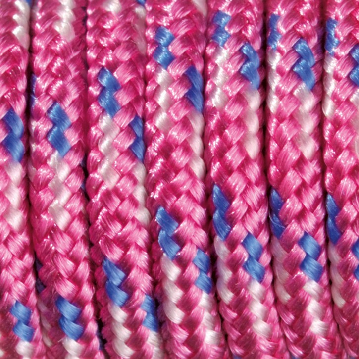 Paracord-Kordel Ø 2mm • 1 Meter pink-weiß-blau 167 auf Lager
