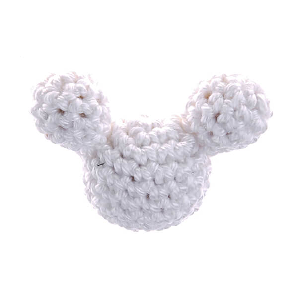 Crochet mouse white 56 in stock 