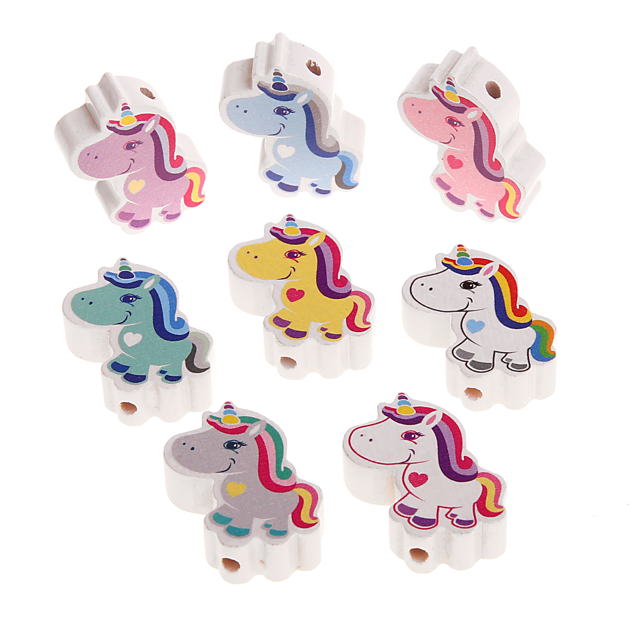 Unicorn motif bead