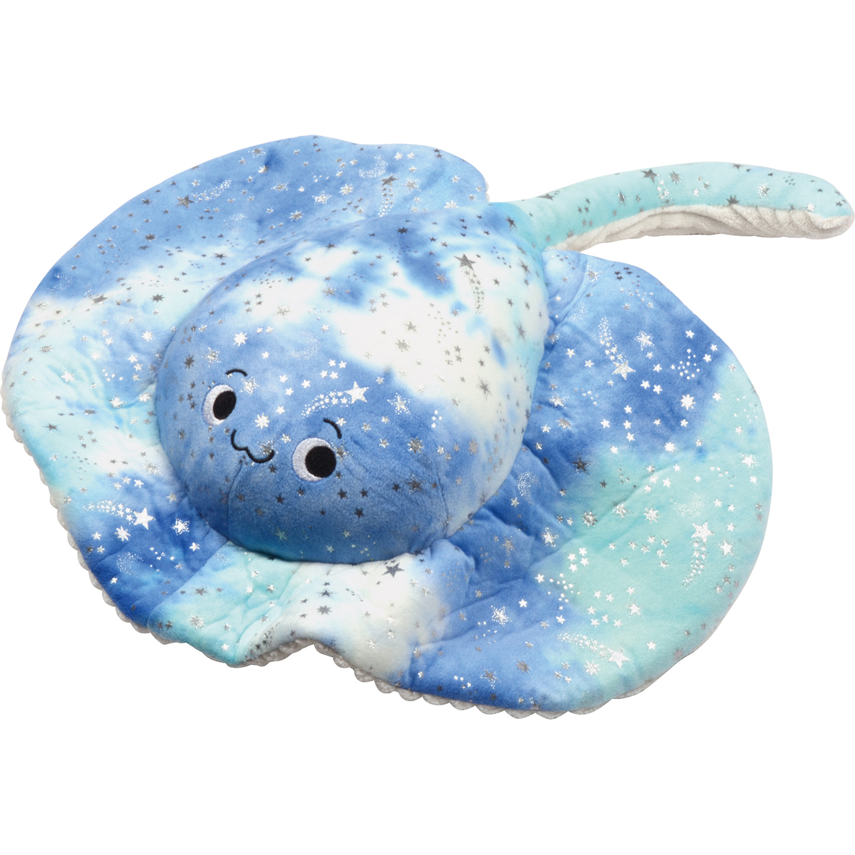 plush, teddy, manta, ray, blau gradient, Plüschfigur, Kuscheltier, Sternenmuster, Blaues Tier, Kleines Schmusekissen
