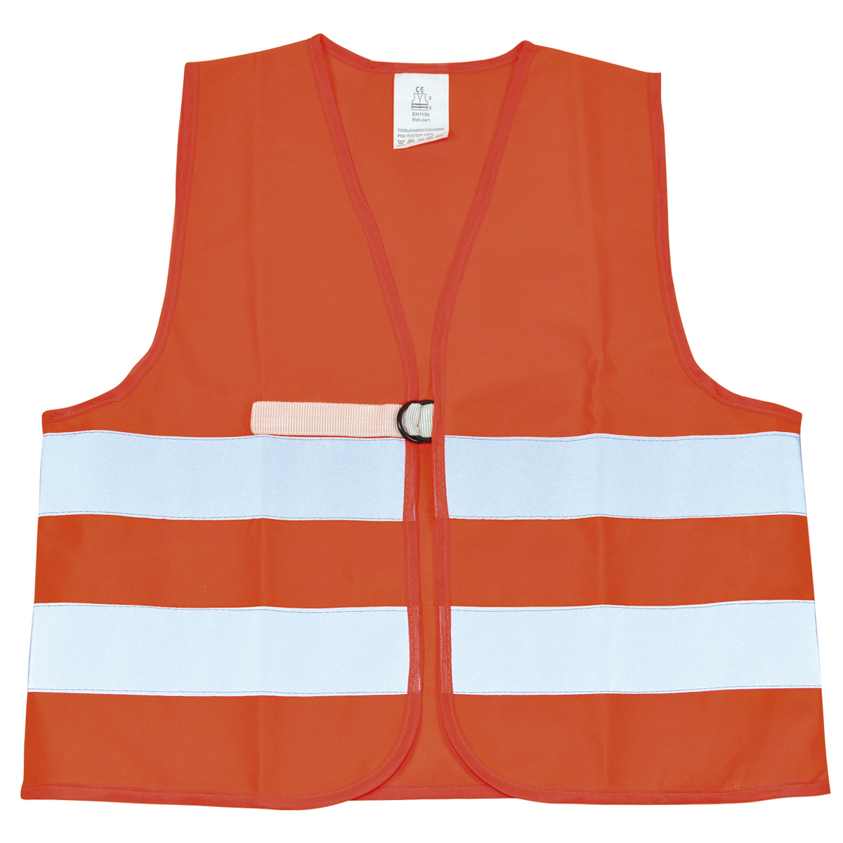 Warnweste, Reflektierend, Orange, Gurtband, Gürtelschlaufen