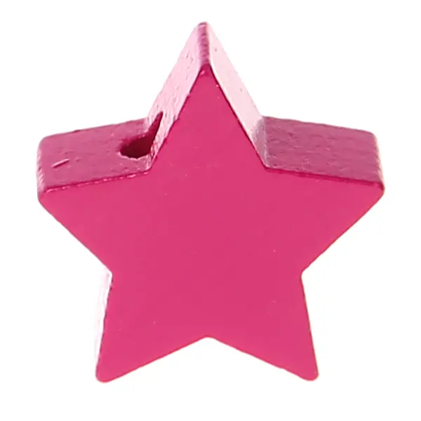 Motivperle Stern mini dunkelpink 542 auf Lager