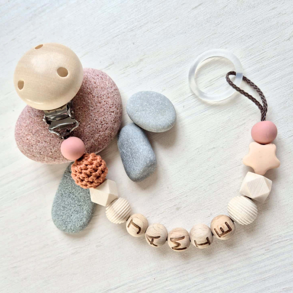 Schnullerketten-Bastelset Boho Chic von Murmelkiste Schnullerketten-Bastelset Boho Chic von Murmelkiste