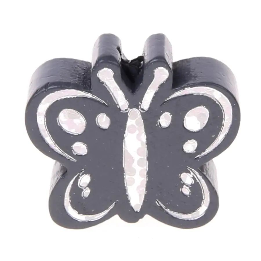 Motif bead butterfly glitter gray 181 in stock 