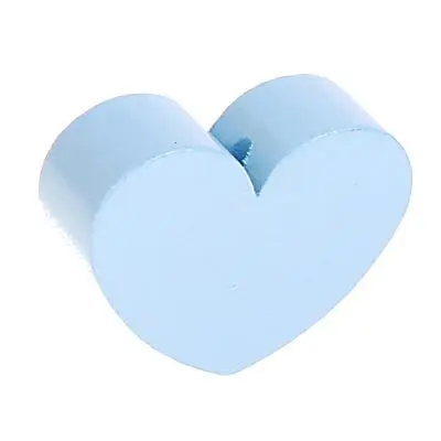 Motif bead shaped bead heart large baby blue 846 in stock 