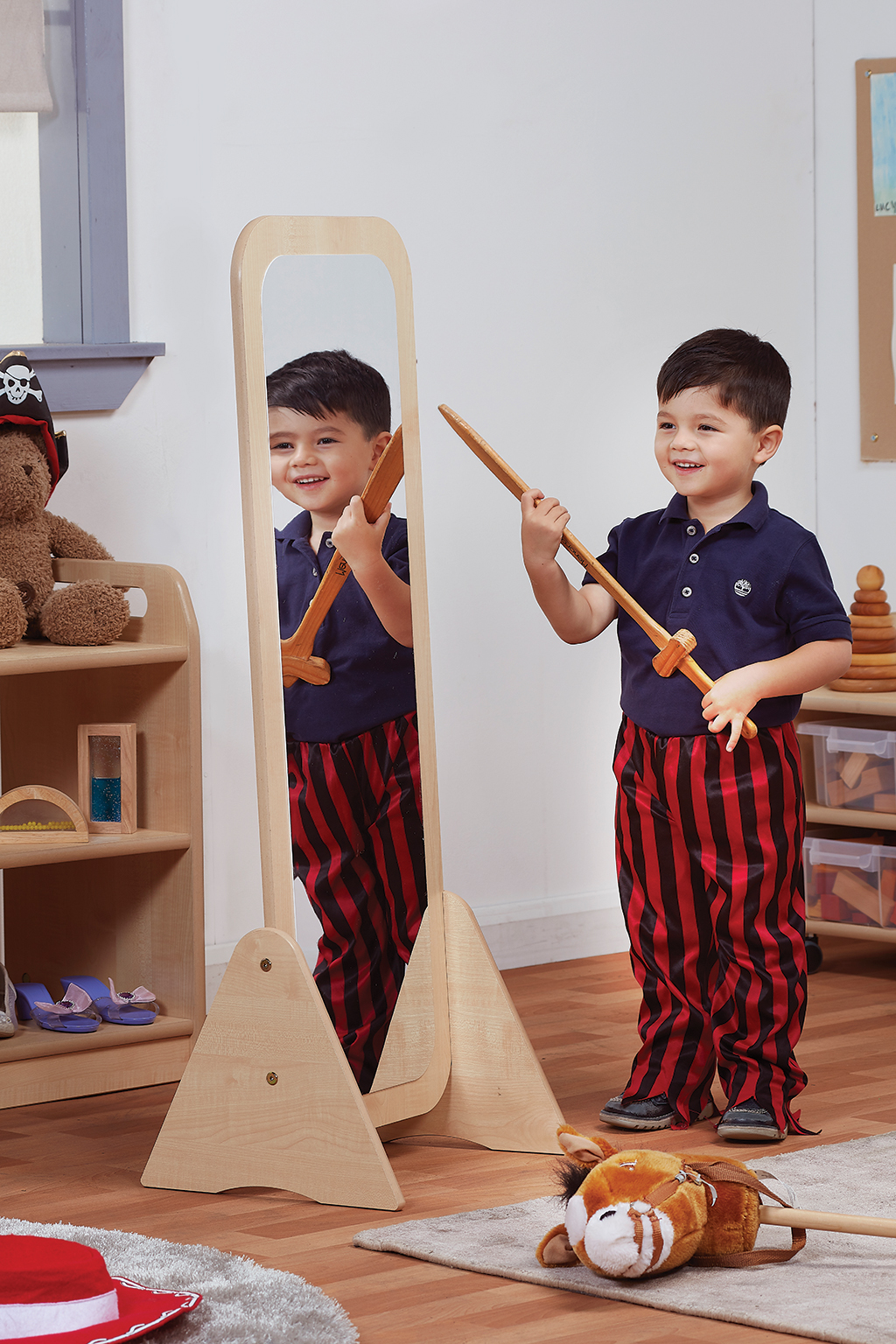 Spielzeug, Kinder, Spiegel, Pferd, Holzplayzeug, Kinder, Spielzeug, Puppe, Kleidung, Spiegel