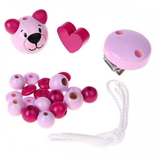 Pink pacifier chain craft kit I