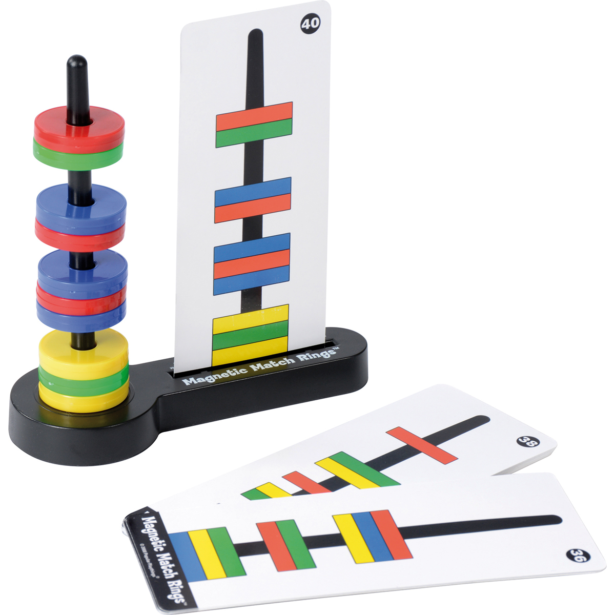 magnetisch, ringe, stapeln, spielzeug, bildung, Magnetic, Match, Ringe, Stapeln, Bildung