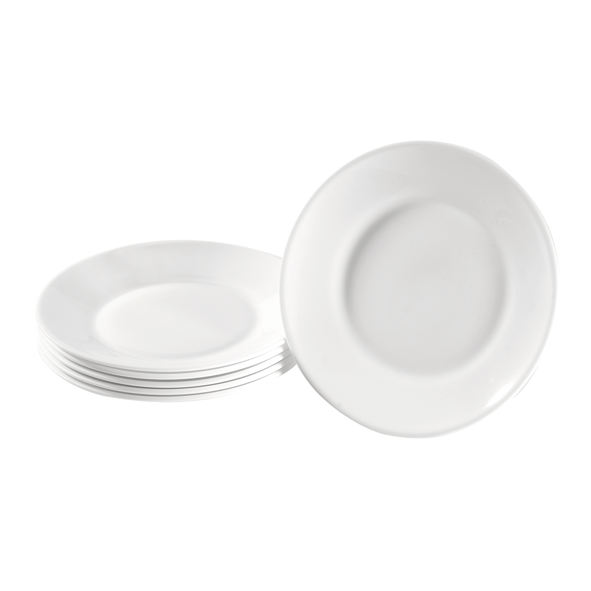 Teller, Porzellanteller, Weiße Teller, Speiseteller, Geschirrset