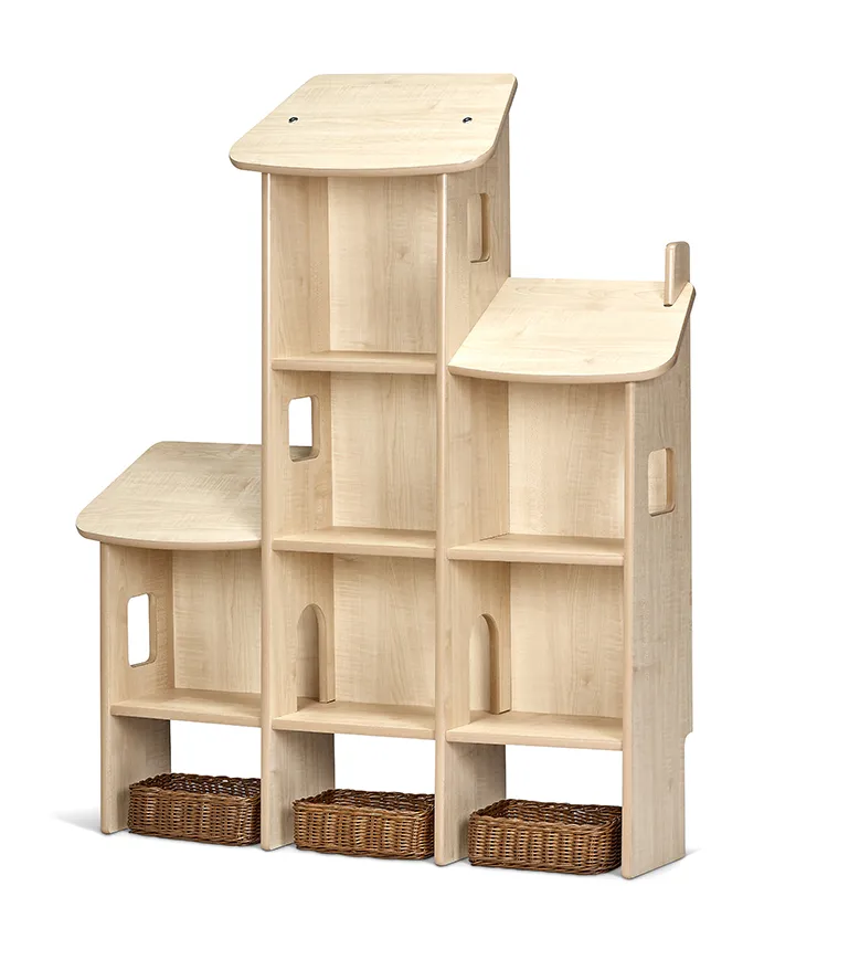 Holzregal, Schrankstufe, Spielzeugregal, Kombinationsregal, Aufbewahrungssystem, Holzkonstruktion, Aufbewahrungshocker, Kinderregal, Holzregal, Korbablage