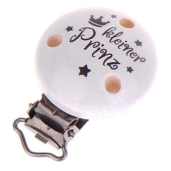 Little Prince motif clip white 8 in stock 