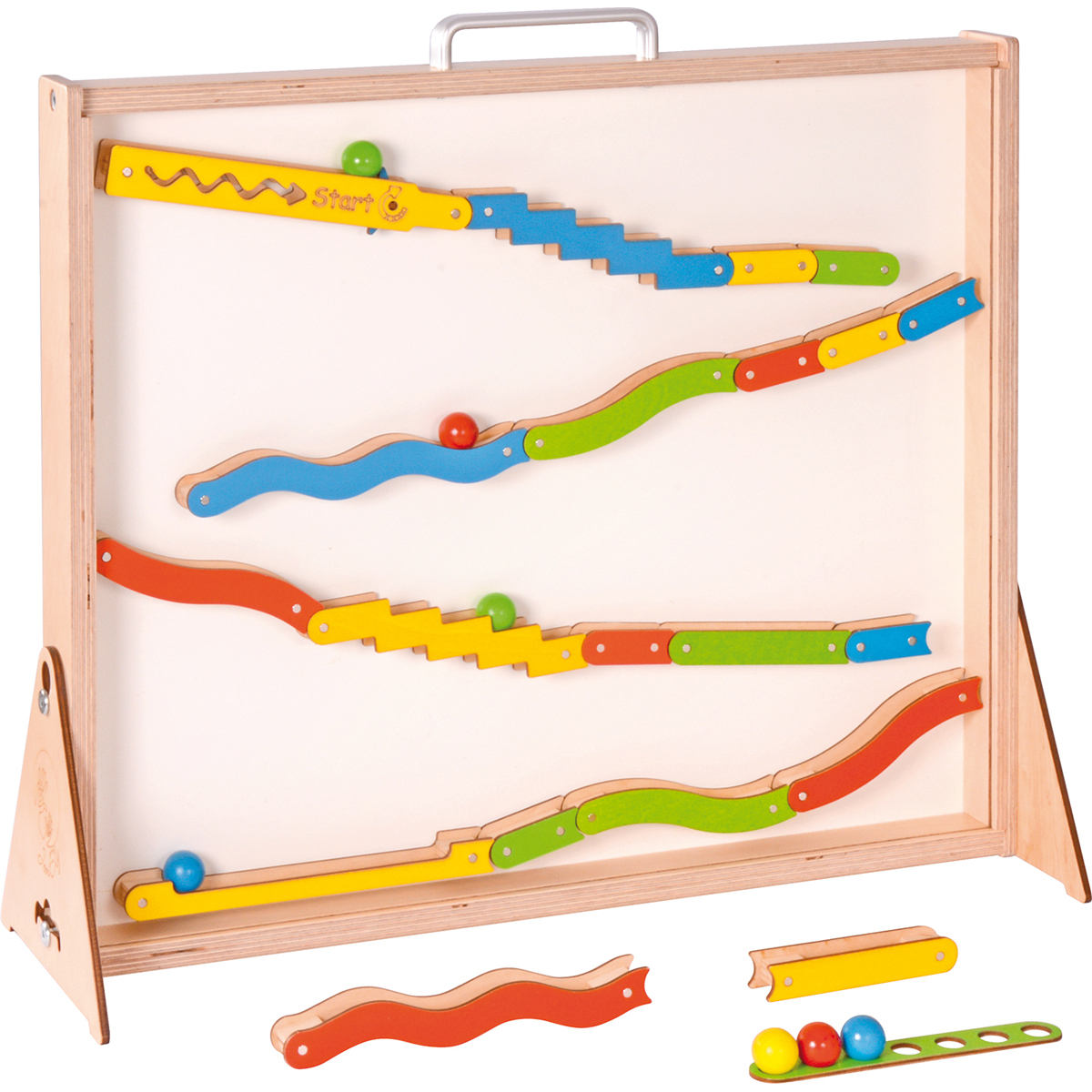 Holzspielzeug, Labyrinth, Kugelbahn, Maßstab, Kinderspielzeug