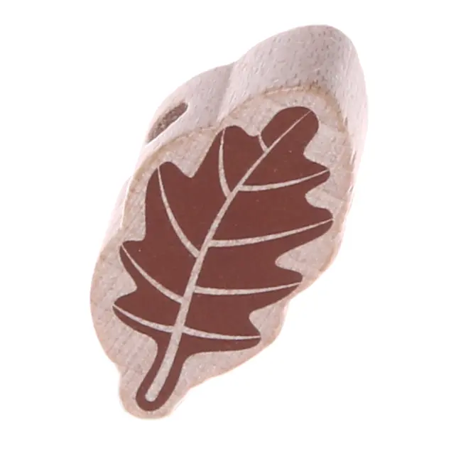 Motivperle Blatt braun 108 auf Lager