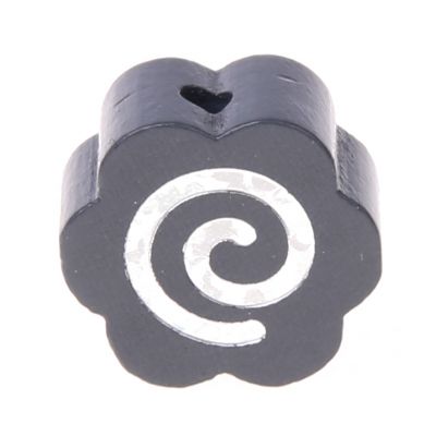Motif bead glitter flower spiral gray 561 in stock 