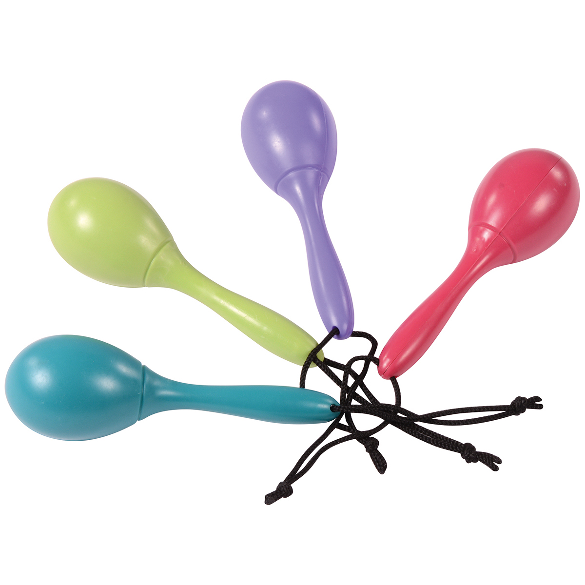 Maracas, Kinderinstrument, Musikinstrument, Bunte Maracas, Kunststoff