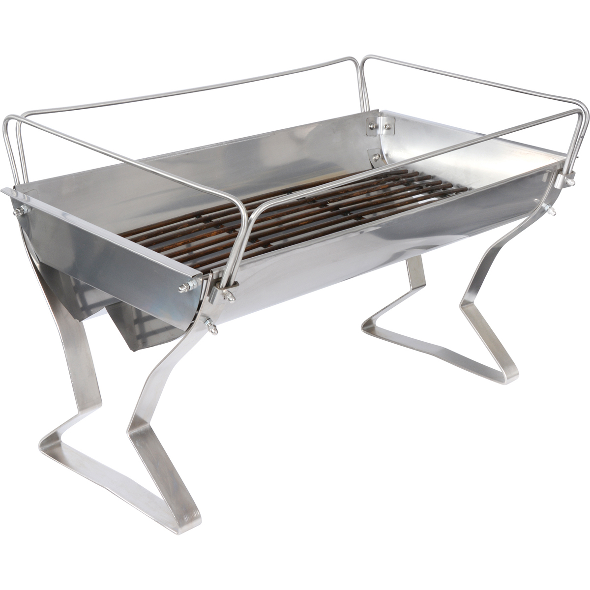 grill, barbecue, stahl, kohle, klappständer