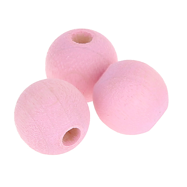 Watercolors wooden beads 10mm - 50 pieces rose 187 in stock 