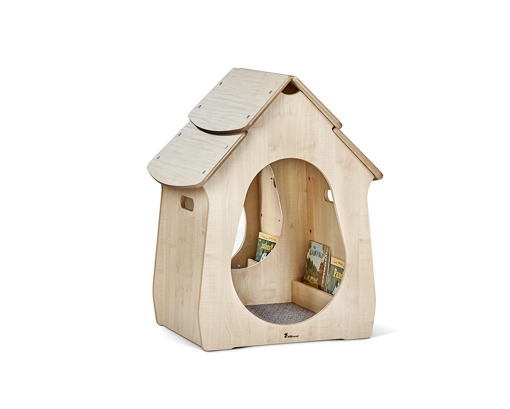 Kinderschaukel, Bücherregal, Hausform, Holzspielzeug, Kindertafel, Holzspielhaus, Kleines Haus, Bücherregal, Kinderzimmer, Tierisch farbneutral