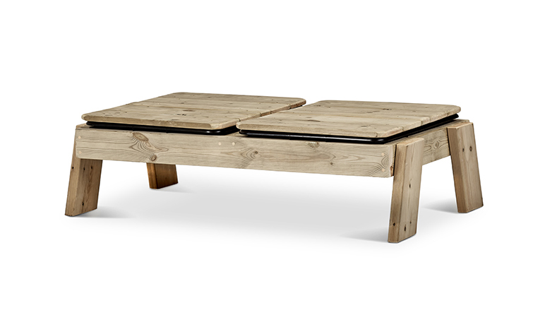 Holz, Tisch, Couchtisch, ausziehbar, Naturholz, holz, couchtisch, klapptisch, zweiglas, naturholz