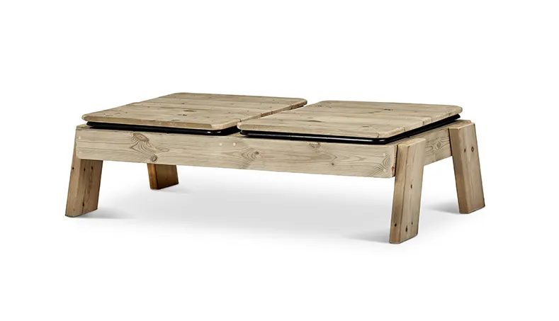 Holz, Tisch, Couchtisch, ausziehbar, Naturholz, holz, couchtisch, klapptisch, zweiglas, naturholz