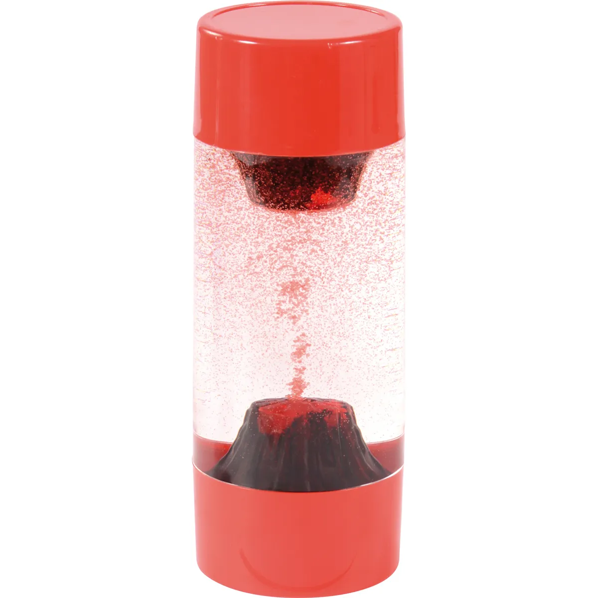 Erinnerungsglas, Sanduhr, Orangerot, Glitzer, Timer, Timer, Stundenglas, Sand, Rot, Leuchten