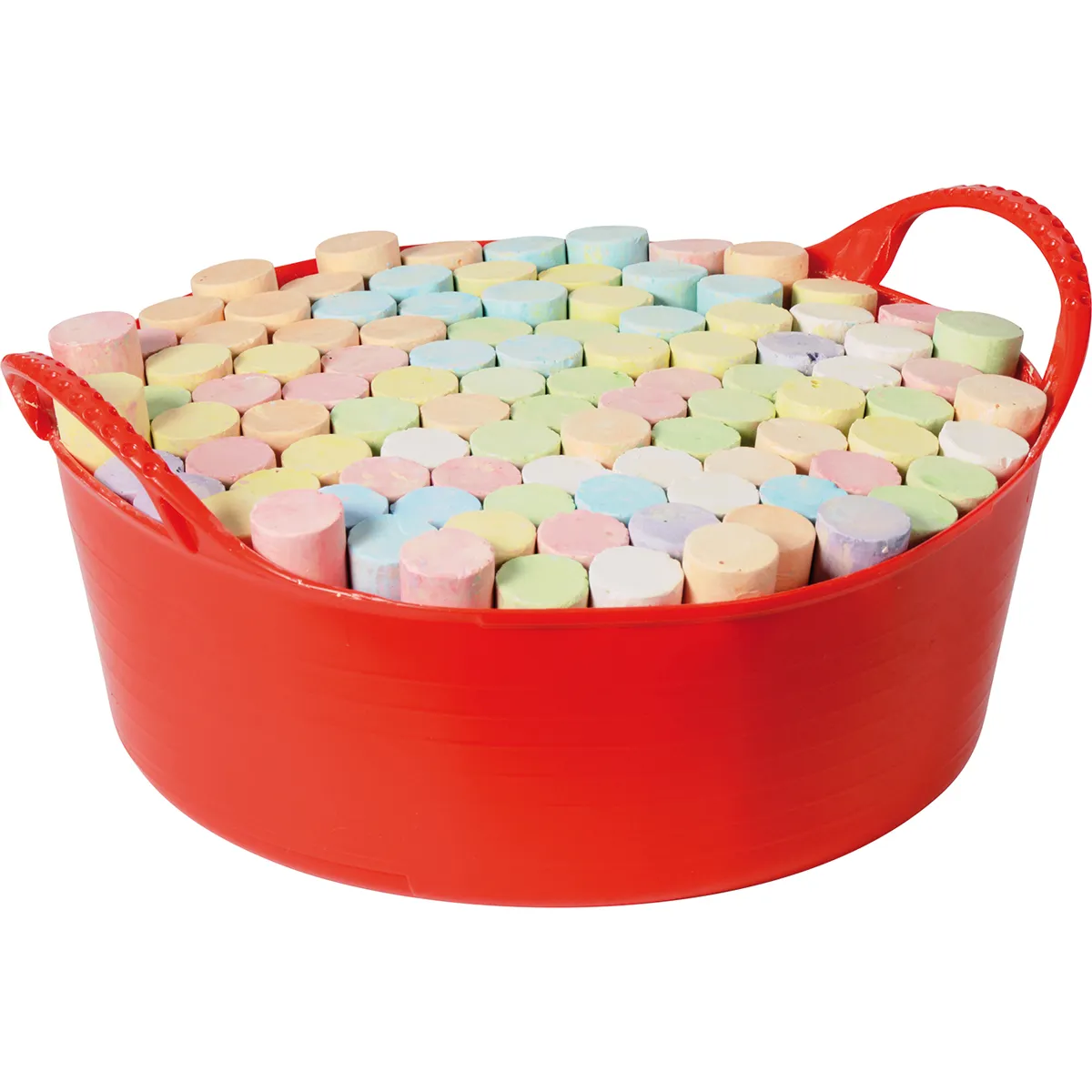 Seifenstücke, Seifenknete, Kunststoffbehälter, Pastellfarben, Knete-Set, Kreidepillen, Kreidebomben, Sandkasten, Kübelspeicher?, Kreidebunte Kugeln