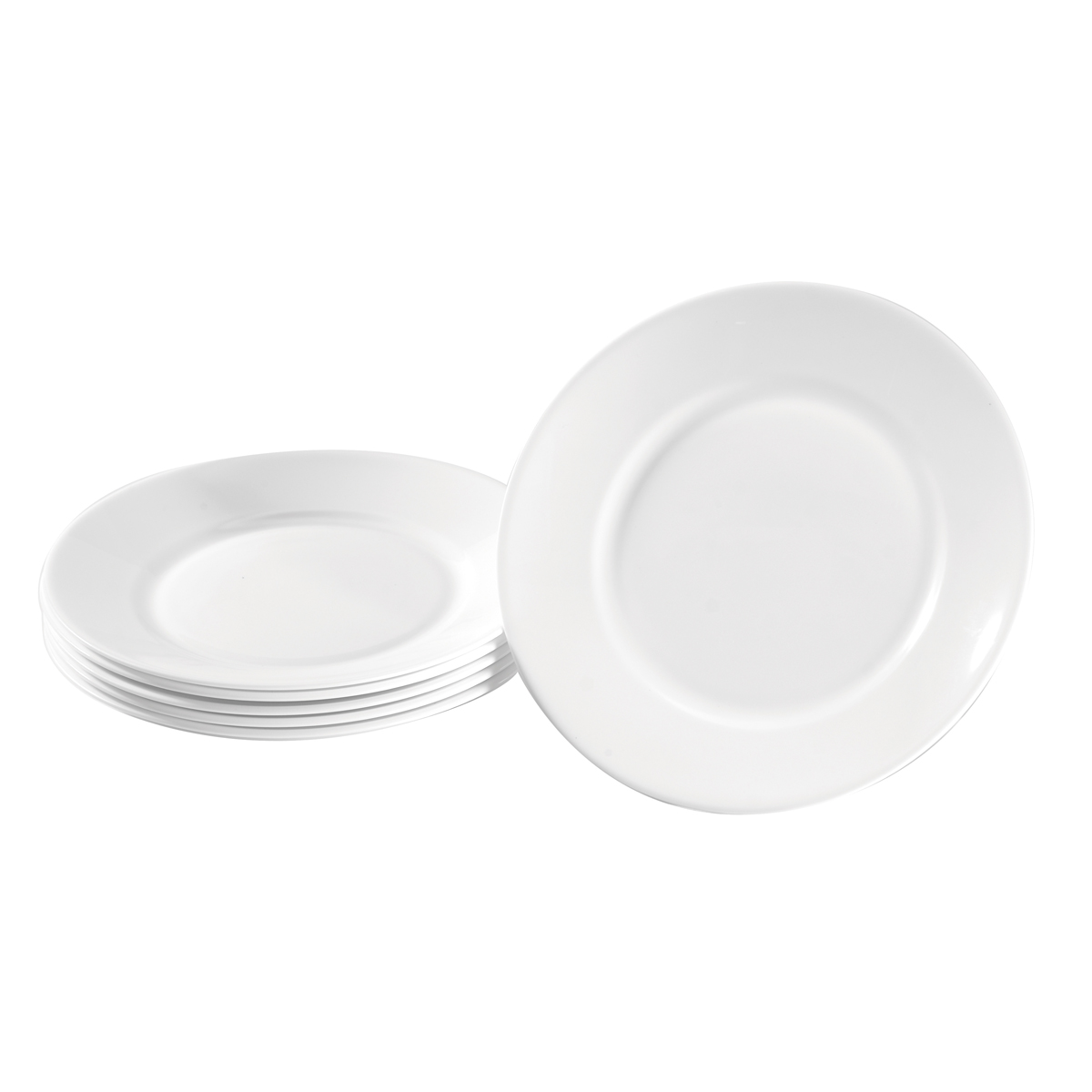 Teller, Porzellan, Weiß, Speiseteller, Glatt