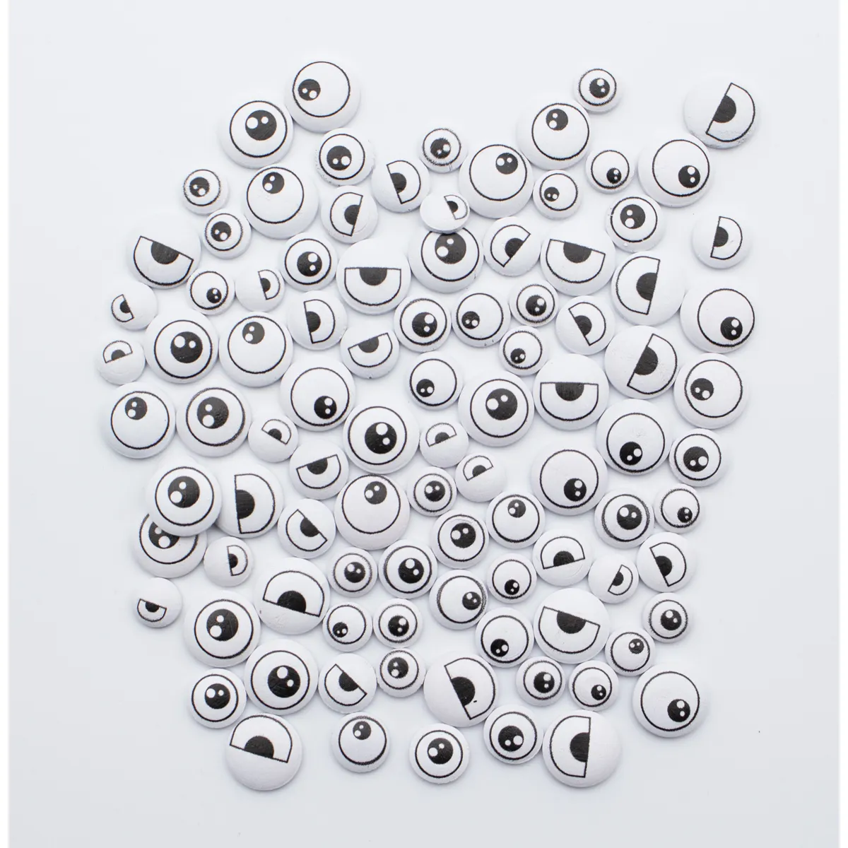 Augen, Augenknöpfe, Knöpfe, Gesichtsmotive, Muster, kaufeinfach, augäpfel, eyes, eye beads, random dots