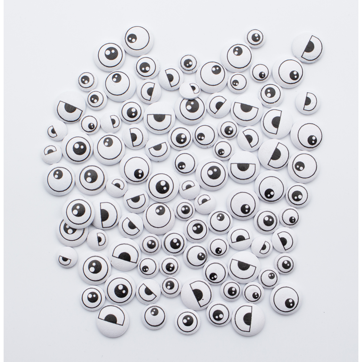 Augen, Augenknöpfe, Knöpfe, Gesichtsmotive, Muster, kaufeinfach, augäpfel, eyes, eye beads, random dots