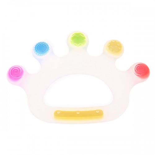 Teether crown colorful