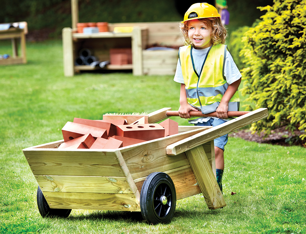 Kinder, Schubkarre, Bauholz, Sicherheit, HBRSchutz, Spielzeug, Sandkastenwagen, Bauklötze, Kinder, Gartenarbeit