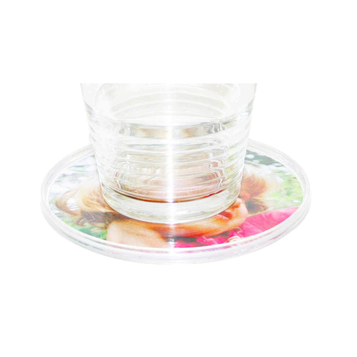 Glas, Untersetzer, Tassenuntersetzer, rund, transparent
