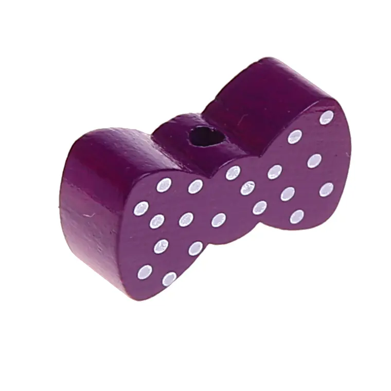 Bow motif bead purple 362 in stock 