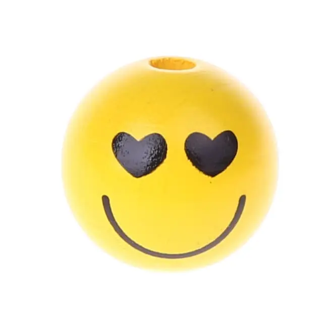 Smiley motif bead in love 747 in stock 