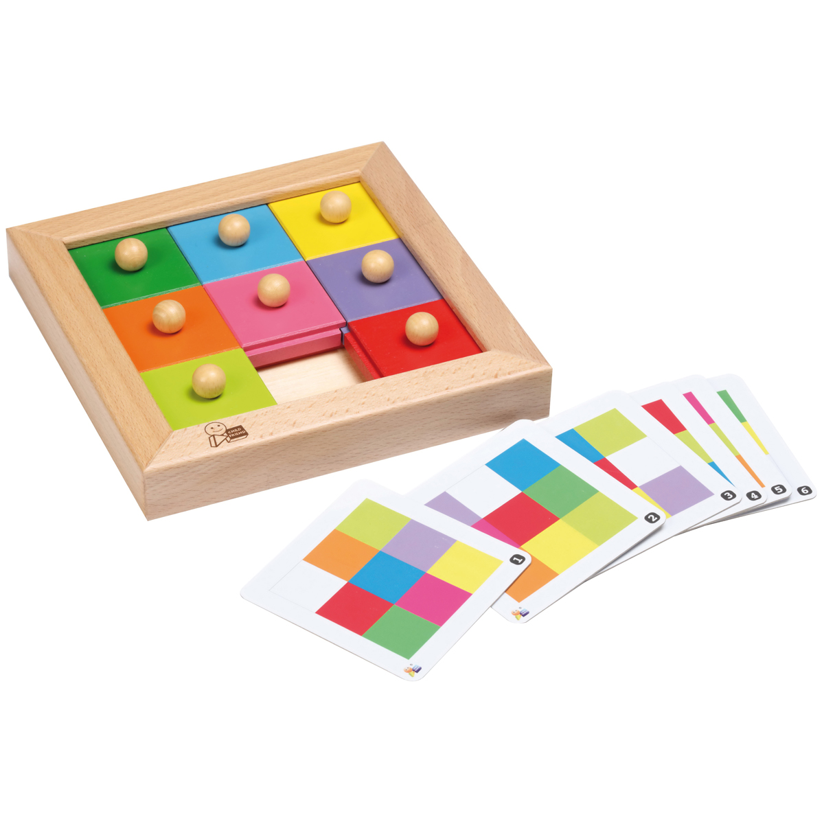 holzspiel, puzzle, farben, karten, holz