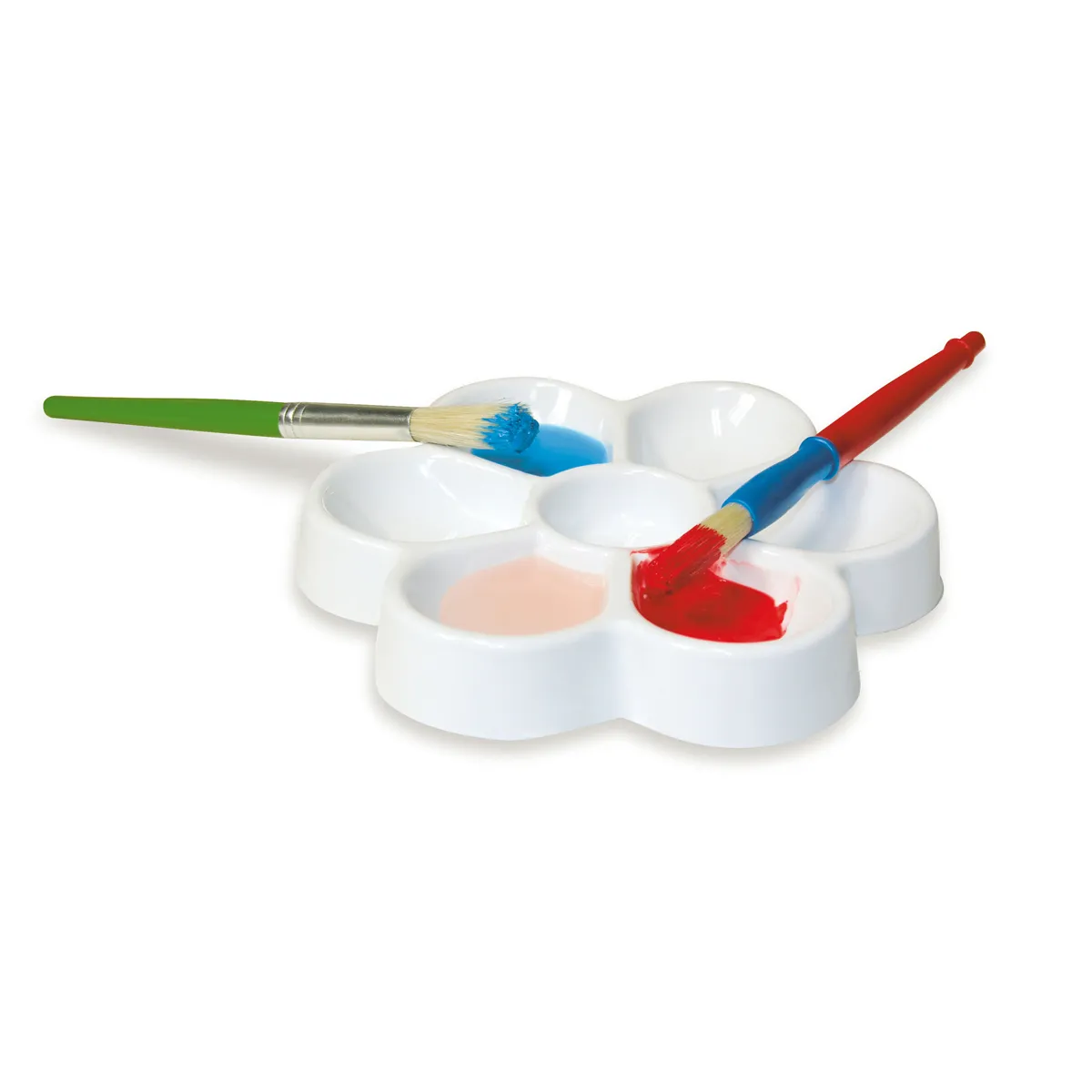 Palette, Acrylic paints, Multi-color, Paint tray, Artist set, Malen-Set, Farbenset, Pinsel, Palette, Kunstbedarf