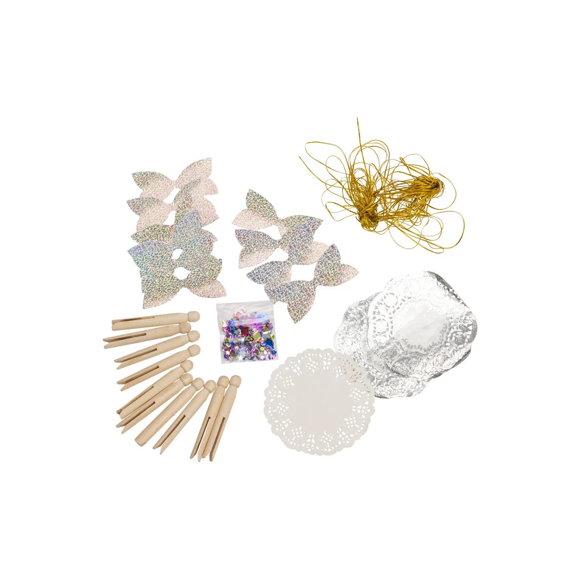 Paket-Dekoration, Glitzerblätter, Girlanden, Kunststoffaufkleber, Schmuckreste, papierkonfetti, glitzer, strähnchen, dünen_kunst, serviettenringe