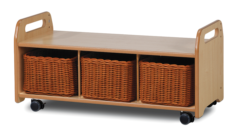  Couchtisch?, Aufbewahrungseinheit, Wagen, Korb, Räder, Kinderwagen, Wägesystem?, Holzrollenwagen, Korbwagen, Korbregal, Wagen aus Holz, Holzwagen, Aufbewahrungswagen, 3 Korbboxen, rollenwagen