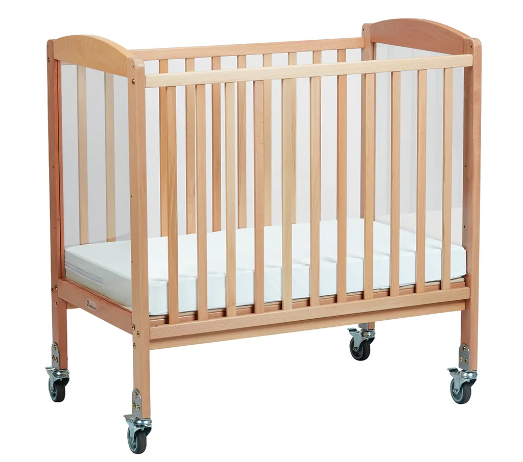 Babybett, Beistellbett, Holz, Rollen, Matratze, Kinderbett, Holz, Babybett, Puppen?, Rollen?